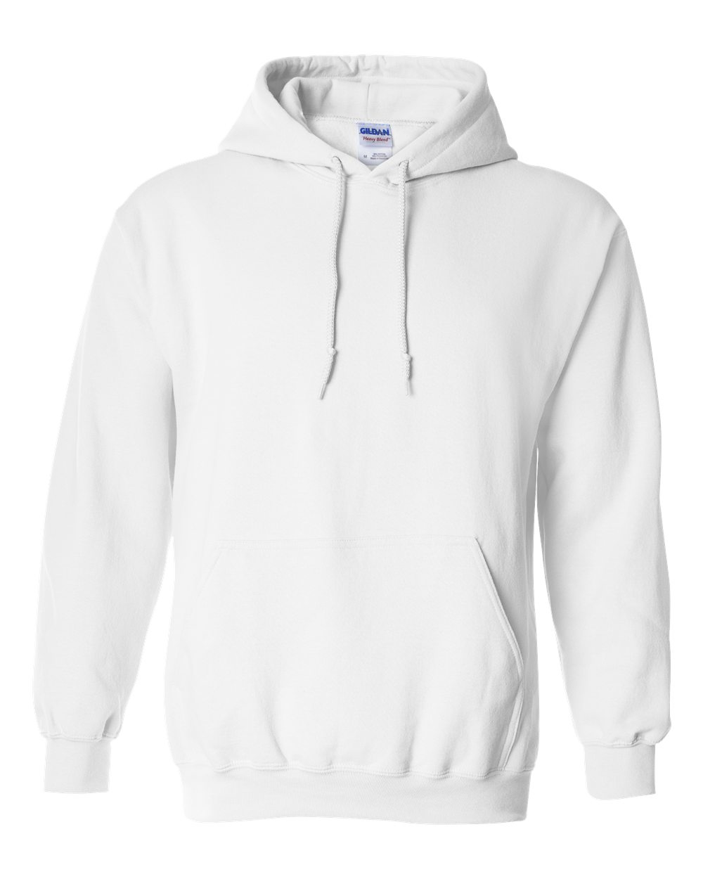 Gildan Unisex Heavy Blend™ Hooded Sweatshirt, supplier style 18500, shown from the front.